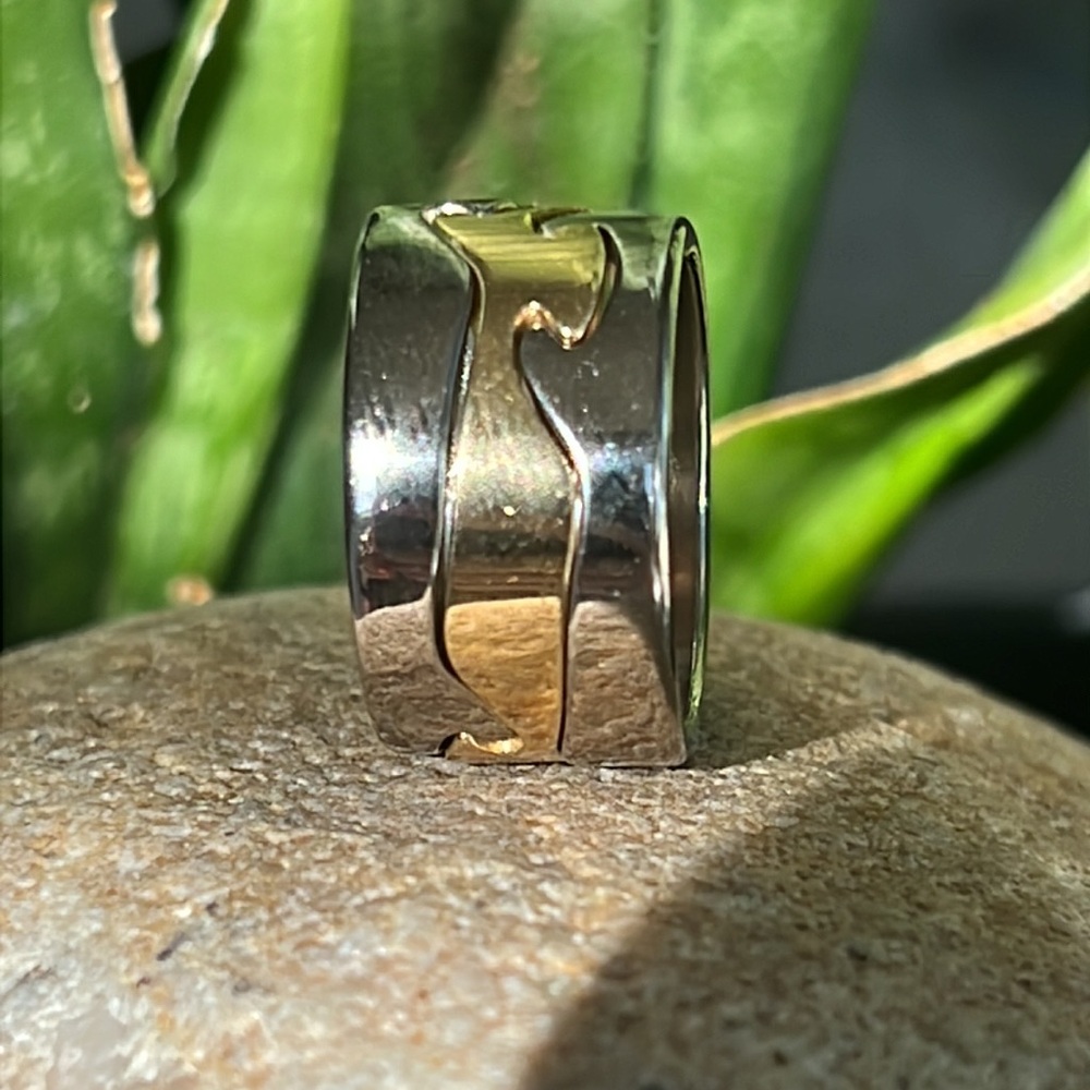 Georg Jensen 18k fusion ring - Picture 13 of 17